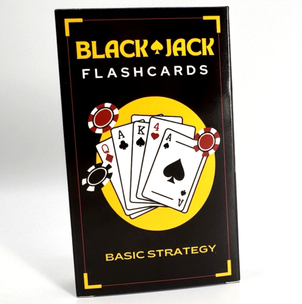 Blackjack Basic Strategy Flashcards for Beginners Casino Game Learning Cards NEW