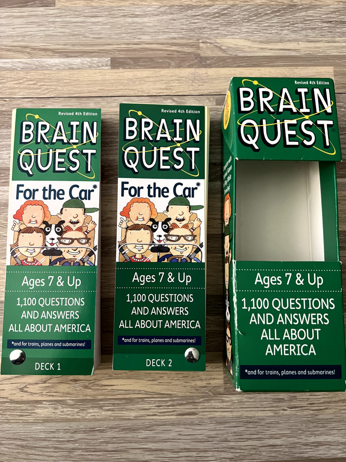 Brain Quest For The Car Deck 2 Revised 4th Edition (2013 Book Other) Very Good!