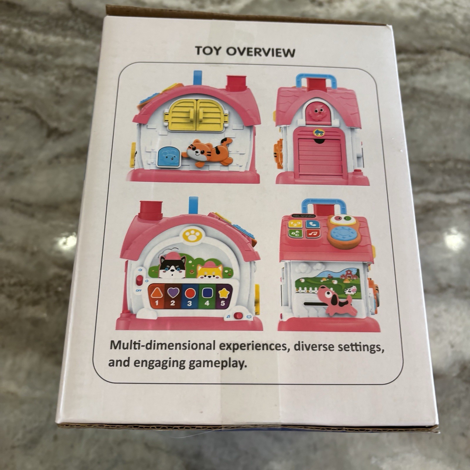 Montessori Educational Animal House Toy Dreaming Party Shylizard No.2416B