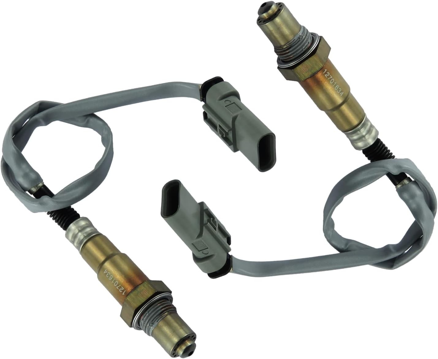 2PCS Downstream&Upstream Oxygen O2 Sensor 1&2 Compatible with 2016-2019 Chevy Cr