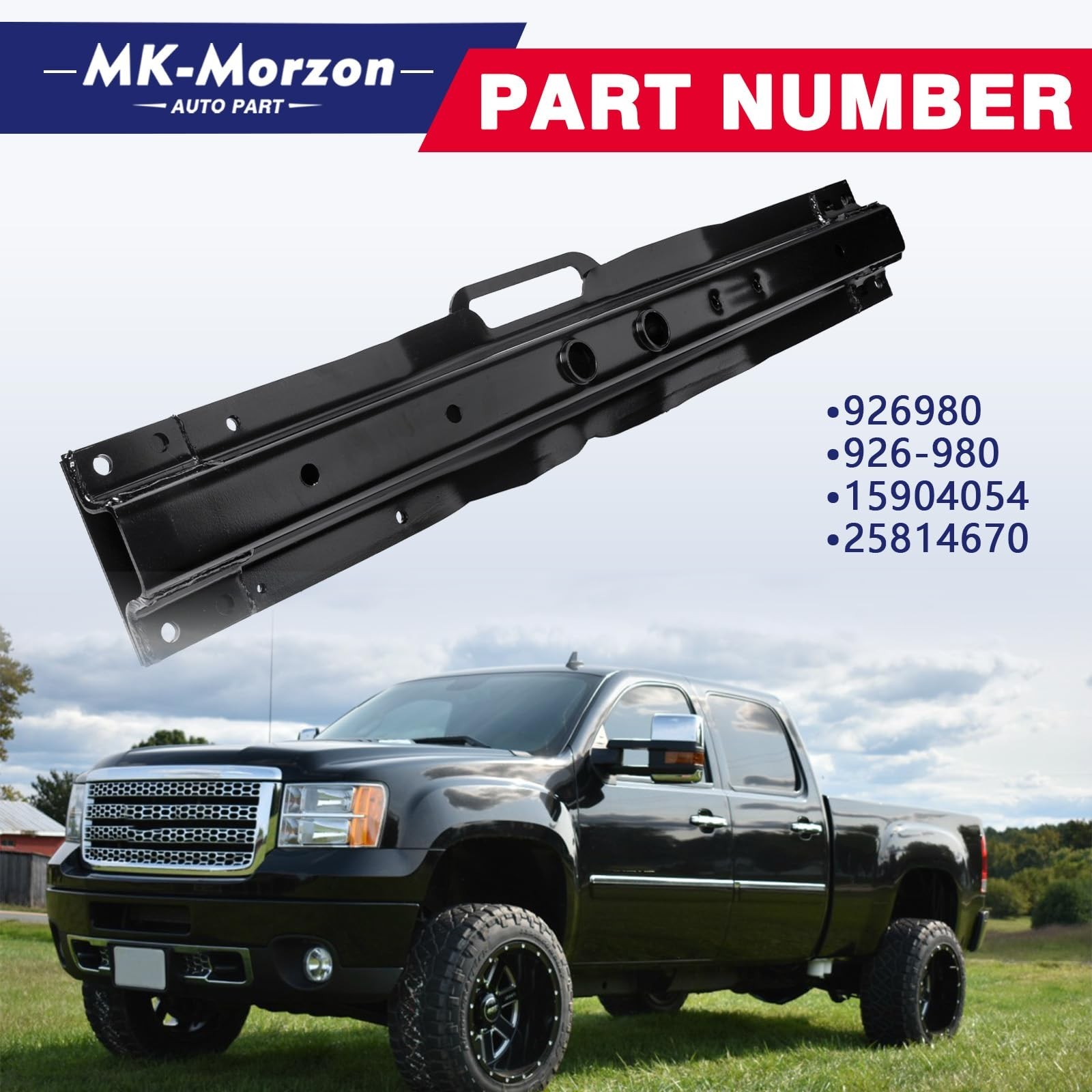 Transmission Crossmember Compatible with 2001-2019 Chevy Silverado Suburban 2…