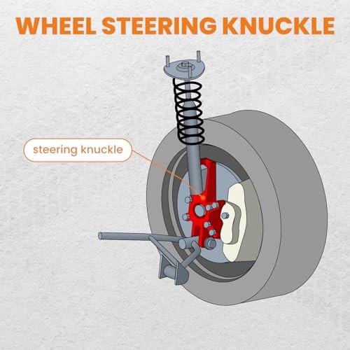 maXpeedingrods Front Suspension Steering Knuckle, Fit for Toyota Front Right