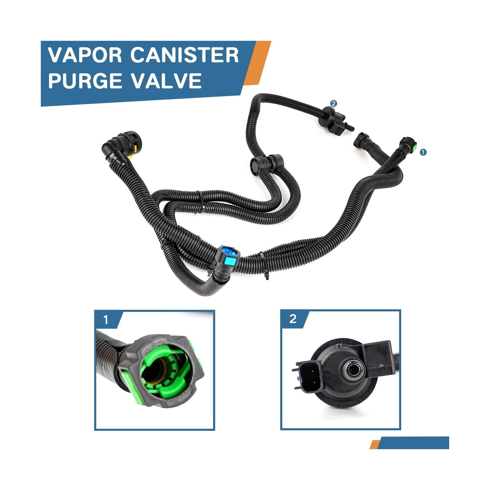 Vapor Canister Purge Valve for Ford Edge 2019 2020 2021 2022 2023 2024 2.0L L…