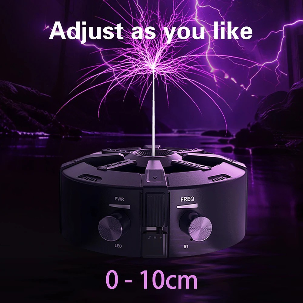 Tesla Coil Bluetooth Music Box Arc Generator Artificial Lightning Touchable ACUS