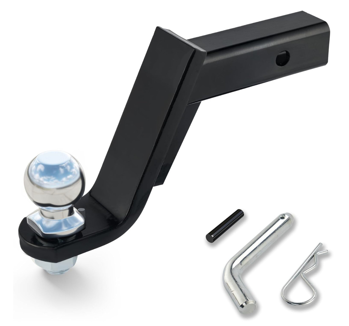 AC-DK Adjustable Heavy-Duty Trailer Hitch Tri-Ball Mount with Locks&Pin&Rotatabl