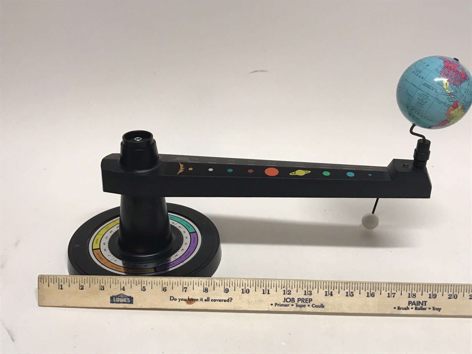 Vintage Hubbard Scientific Co Solar System Educational Model As Is Fast Ship