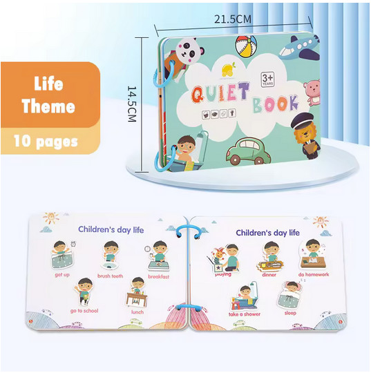 Montessori Quiet Book Busy Book Educational Toy for Kids