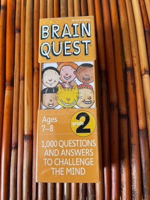 Brain Quest Grade 2- Ages 7-8- 1000 Questions and Answers- NEW SEALED- FREE SHIP