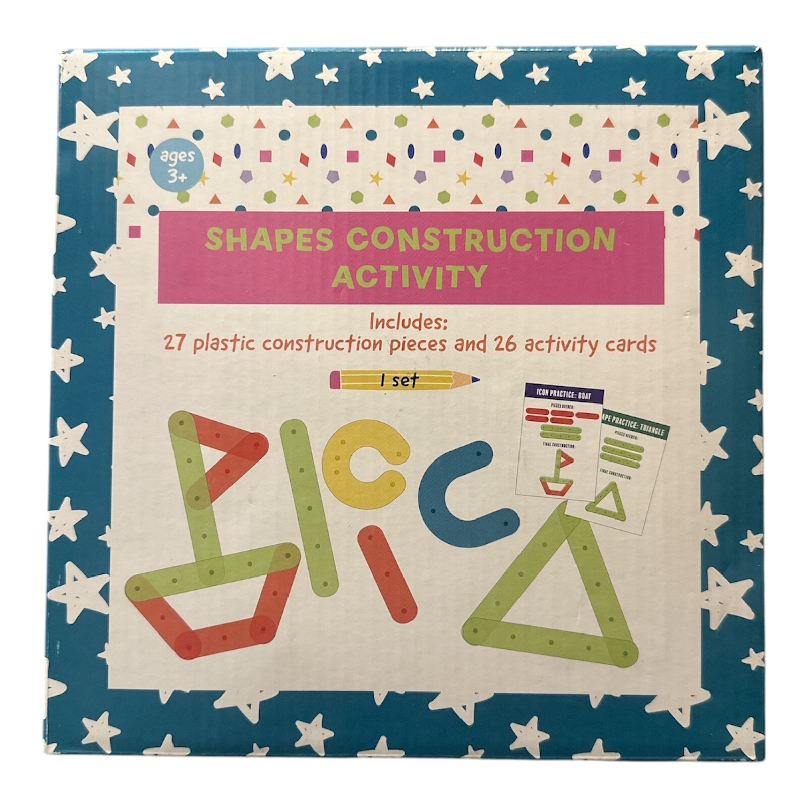 Target Bullseye Shapes Construction Activity Set Educational Early Learning