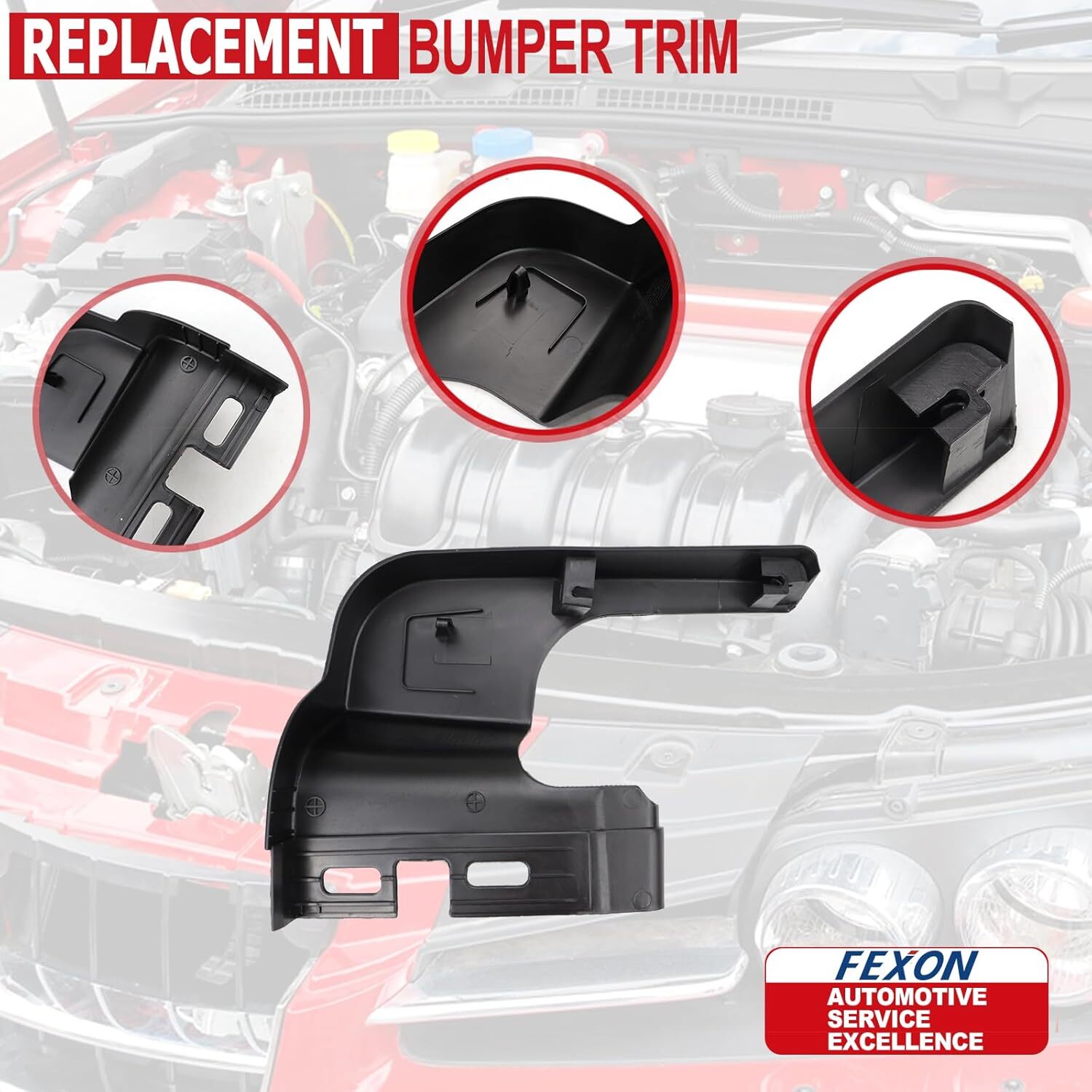 Rear bumper end cap Compatible With 2017-2023 Ford F250 F350 F450Super Duty
