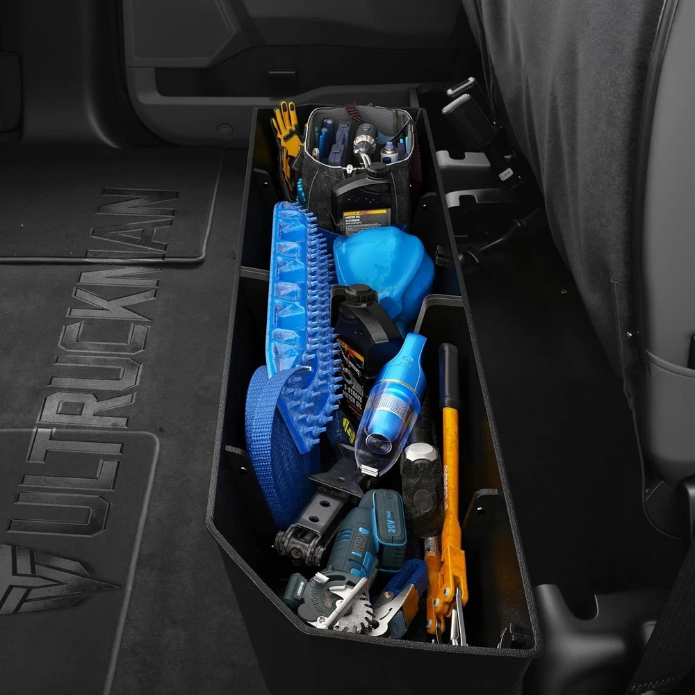 Rear Underseat Storage Box 2017-2026 Ford F-250 F-350 Super Duty Truck