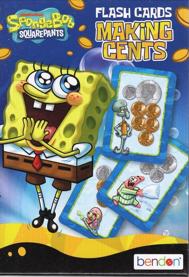 Nickelodeon SpongeBob SquarePants – Making Cents – 36 Learning Cards