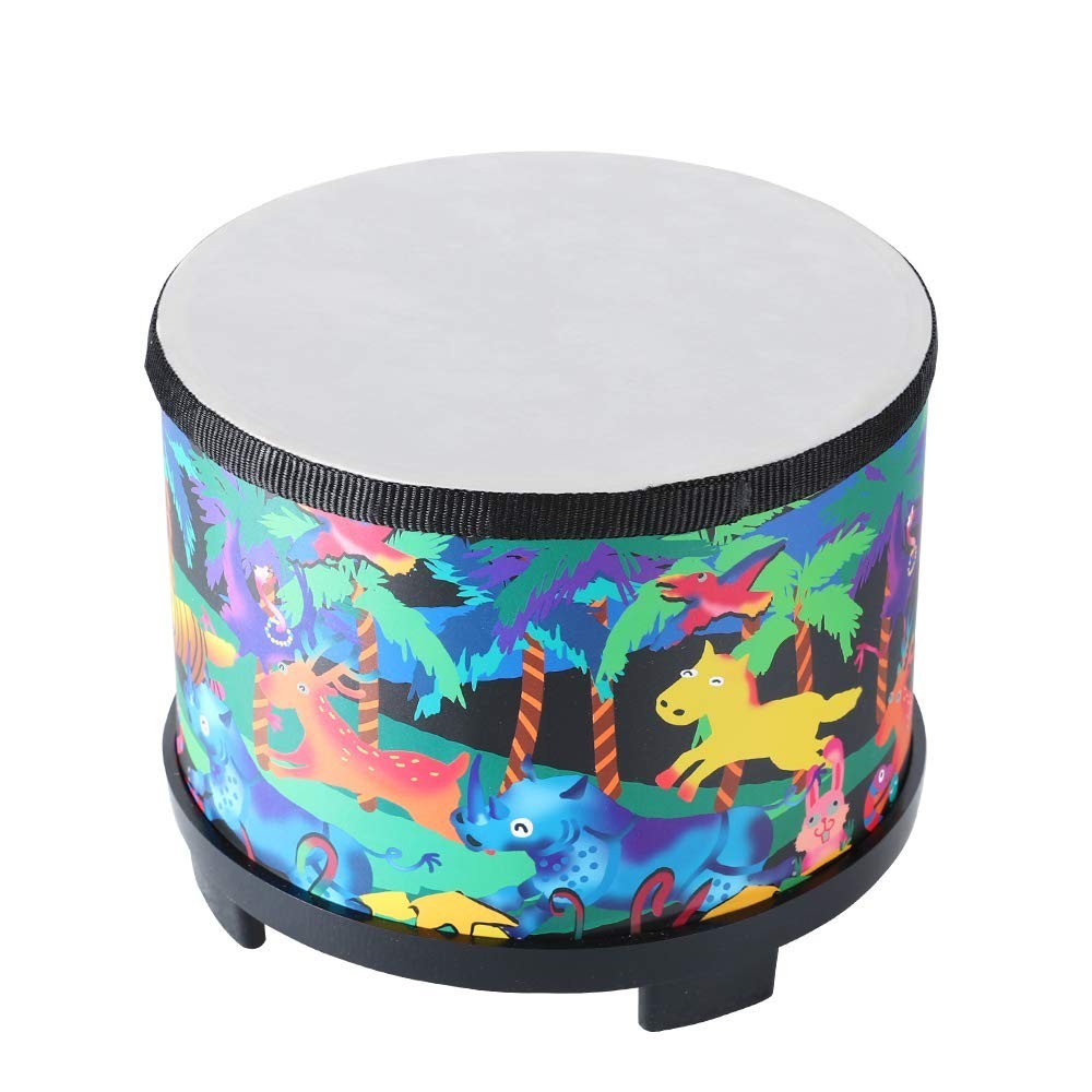 Floor Tom Drum for Kids 8 inch Percussion Instrument Music Drum with 2…