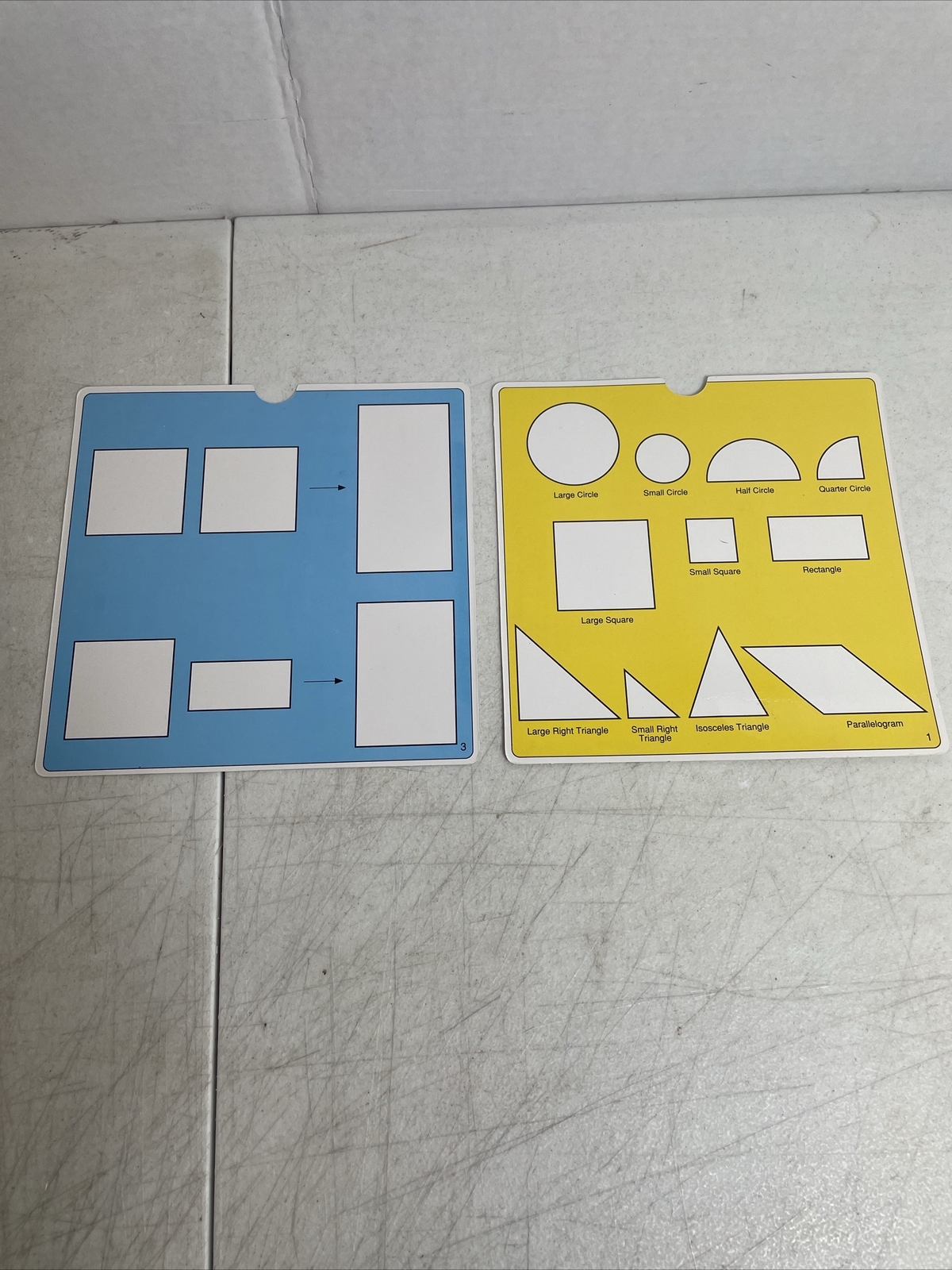 Rare Vintage Game Discovery Toys PLAYFUL PATTERNS Design Activity shapes cards