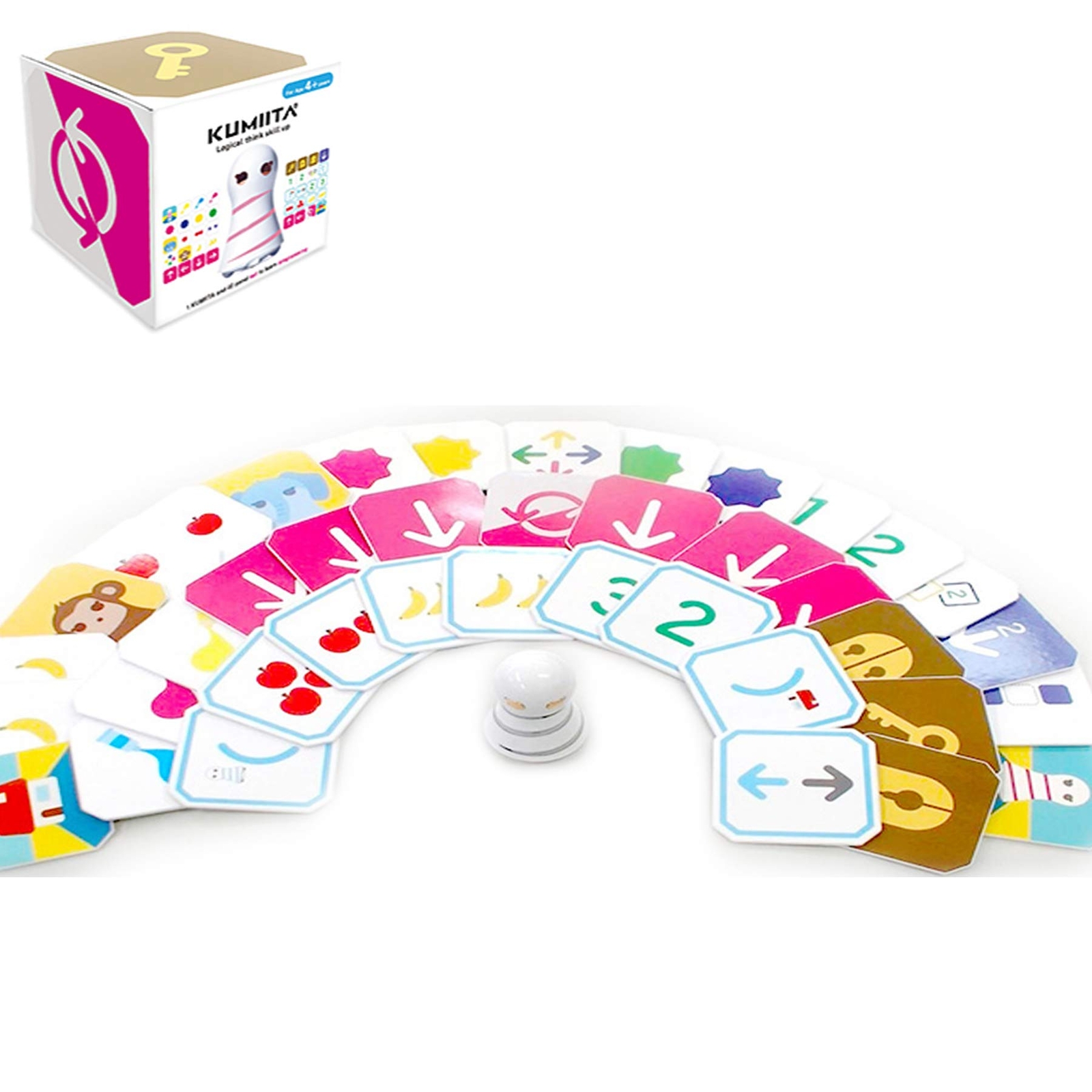 KUMIITA Logical Think Skill up Set, A Unit & 40 Panels, Problem Solving STEM