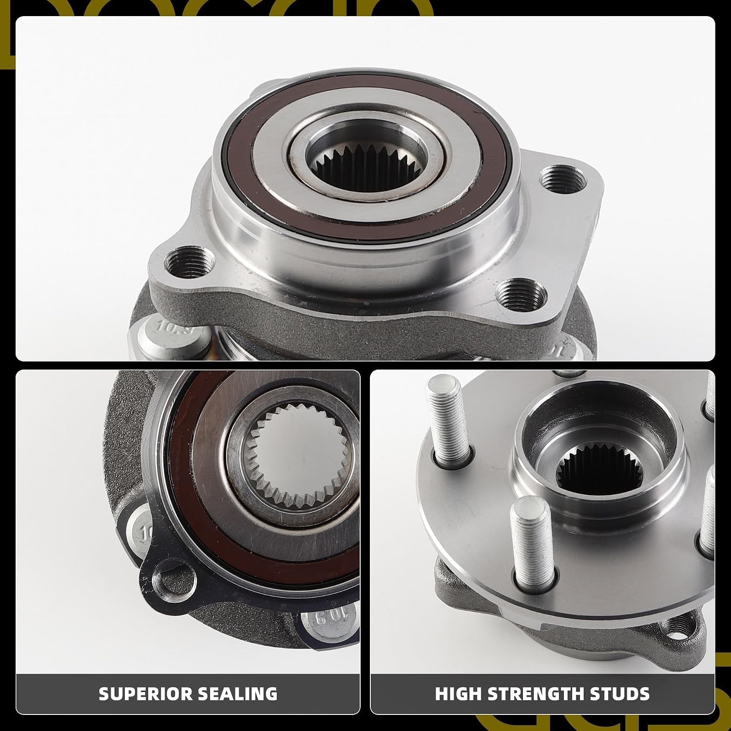 Subaru Front Wheel Hub Bearing Assembly 5 Lug Wheel Bearing Dasbecan Compatible
