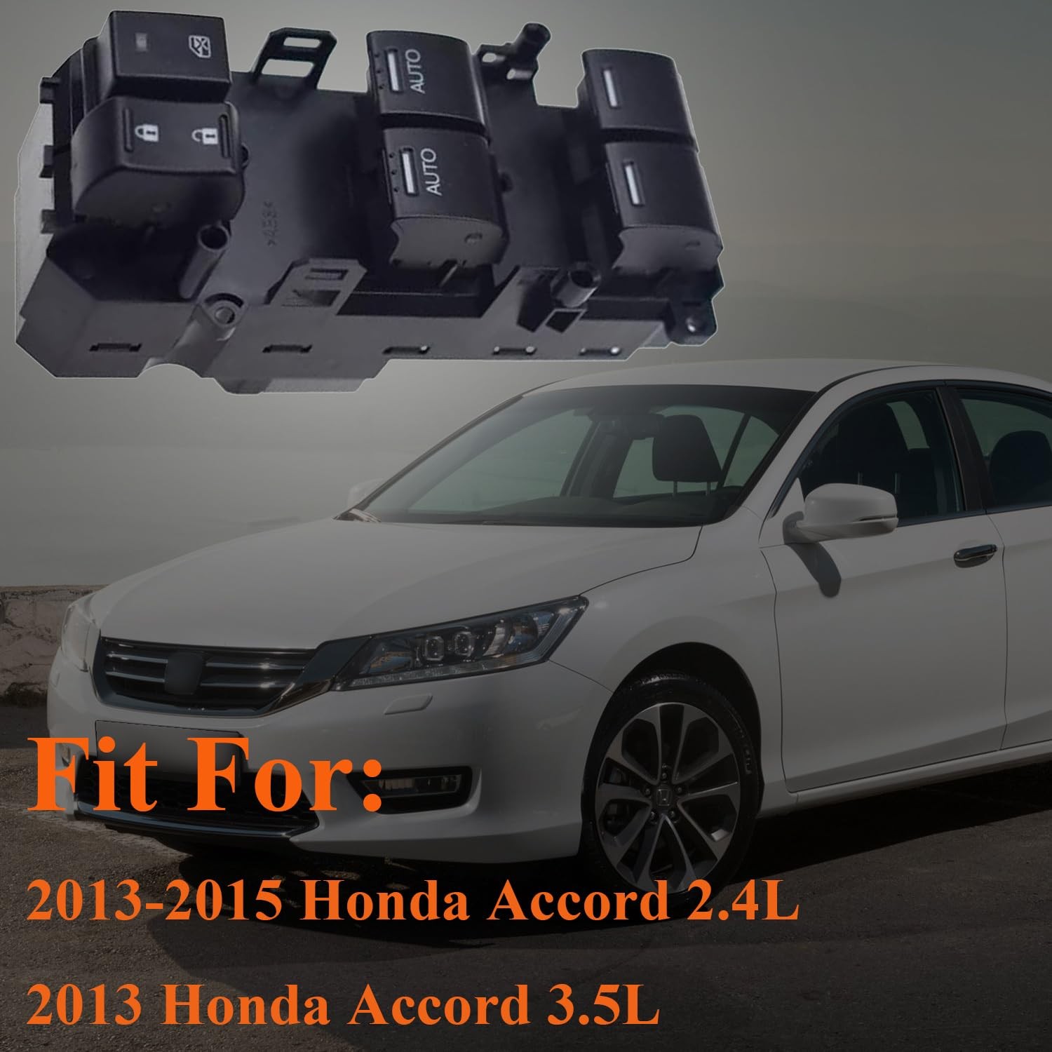 Front Left Driver Side Master Window Switch Compatible with Honda Accord Sedan E