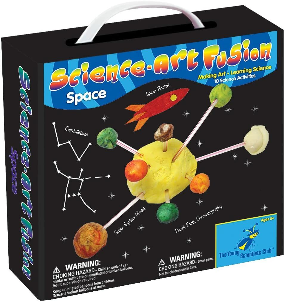Kids Science Kit Art Fusion Space Young Scientists Club 10 Activities