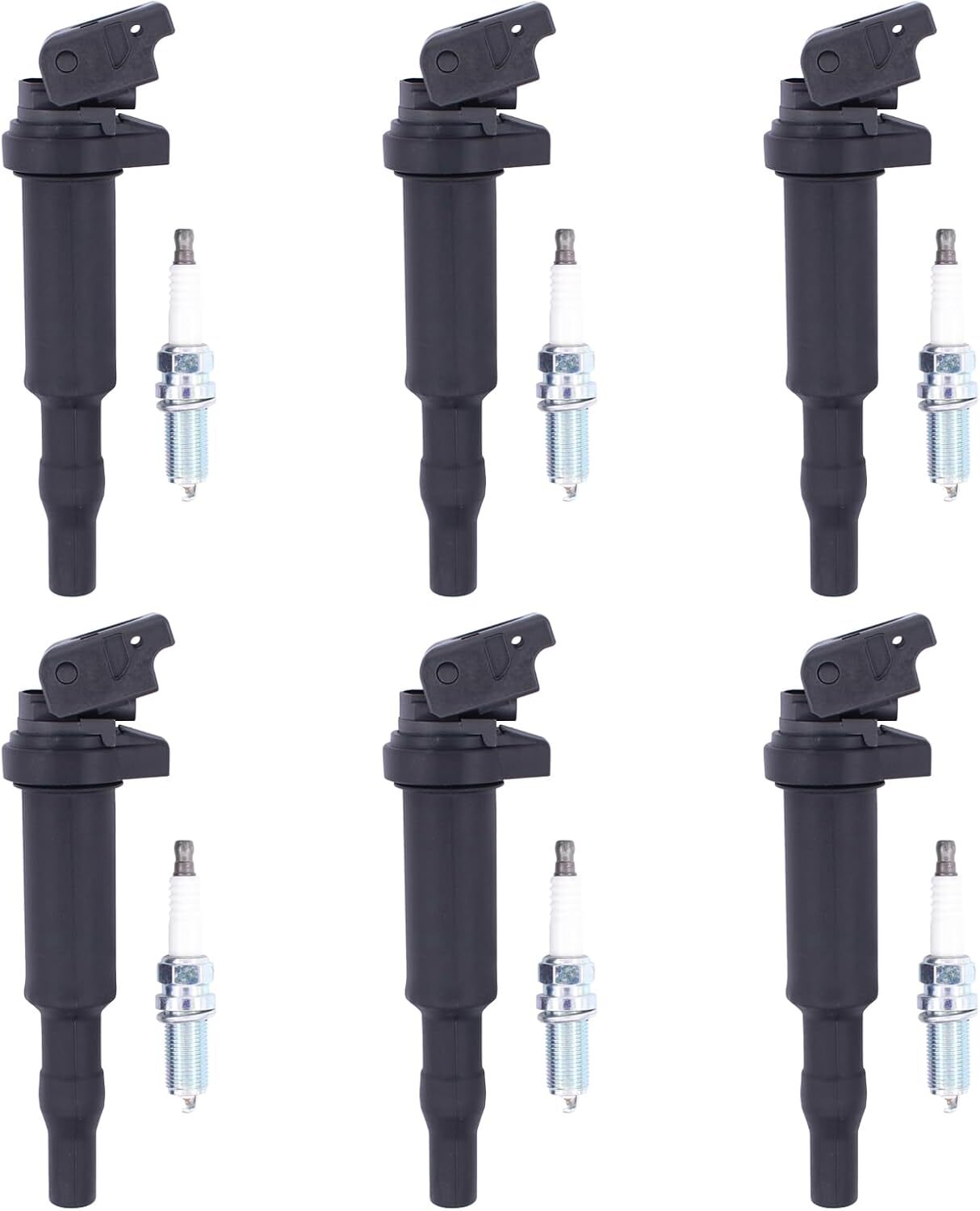 MOTOKU Ignition Coil and Spark Plug for BMW 1 2 3 4 5 6 7 X Series