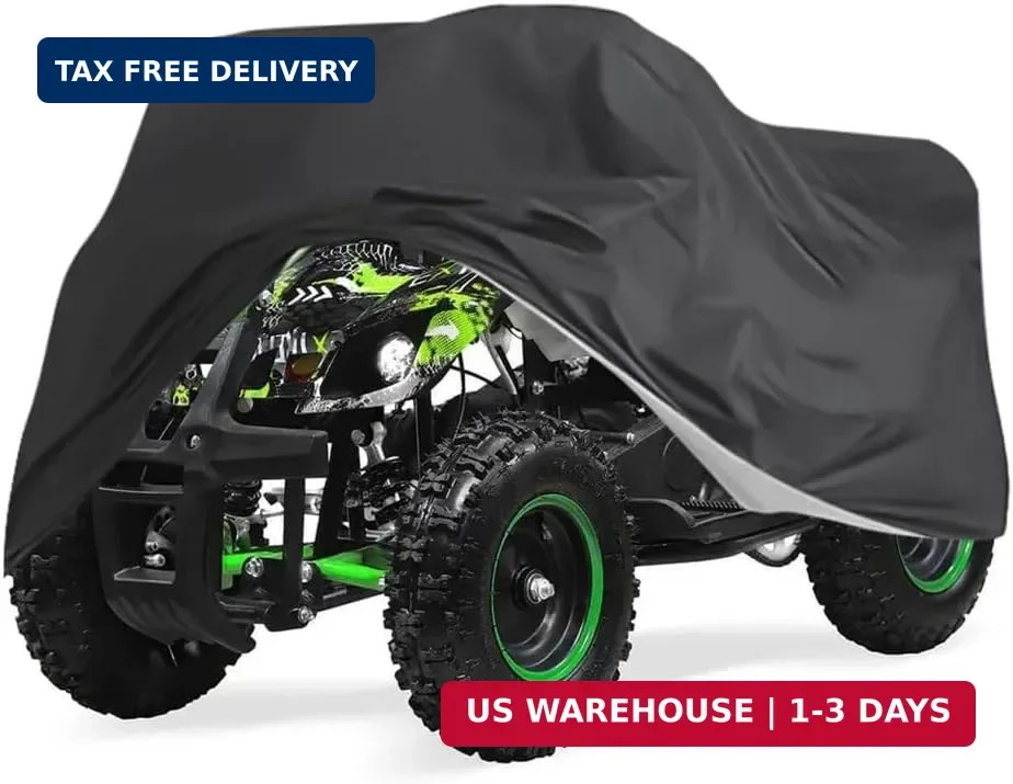 ATV Covers Waterproof 4 Wheeler Covers Quad Covers Used for Polaris Yamaha Suzuk