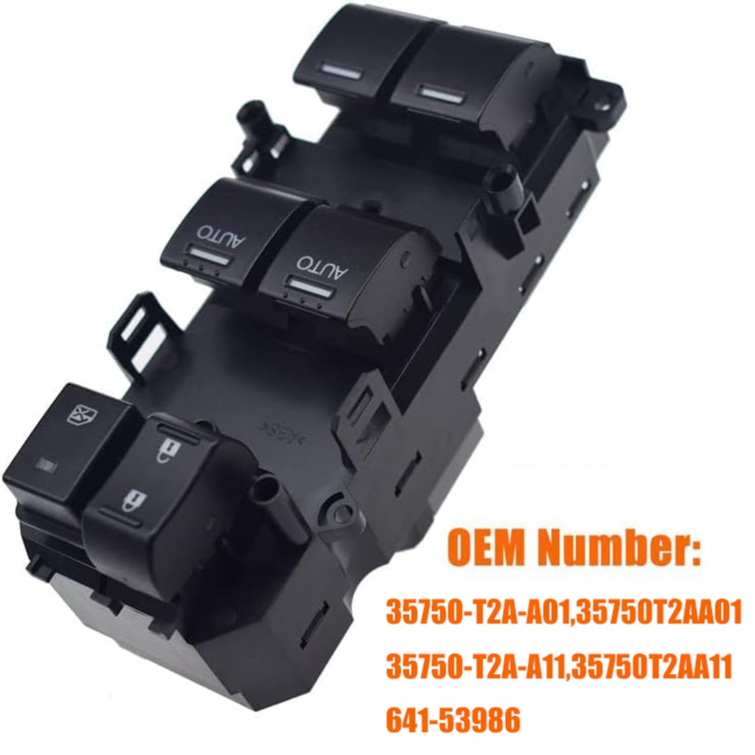 Front Left Driver Side Master Window Switch Compatible with Honda Accord Sedan E