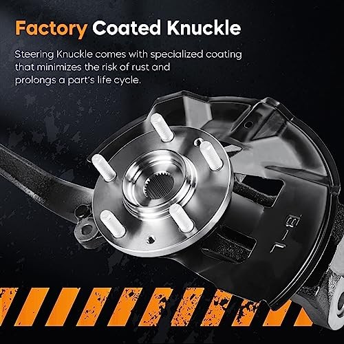 Front Left Steering Knuckle Wheel Bearing Hub Assembly Fit for Ford Fusion