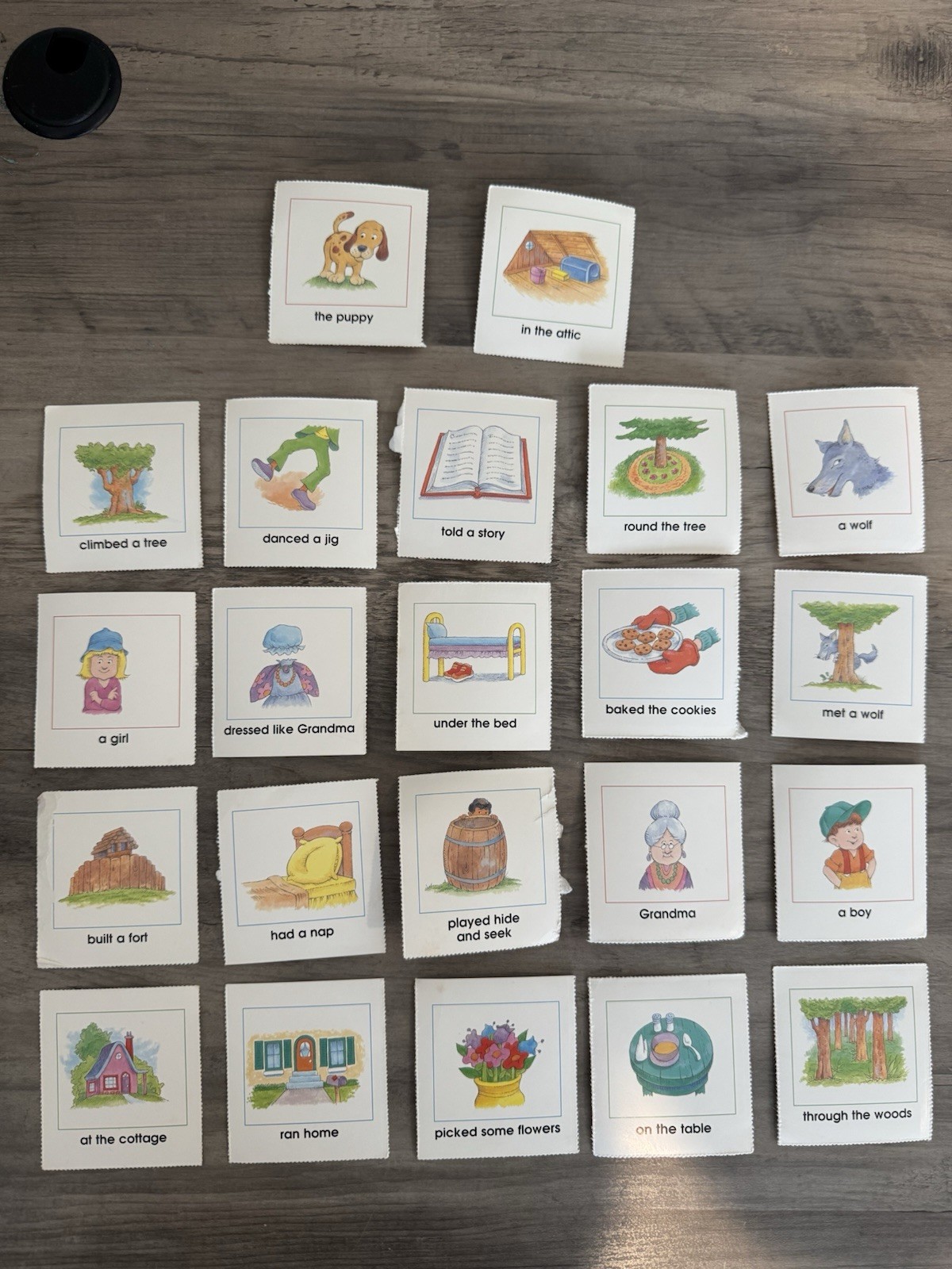 Set Of 22 Learn To Read Story Flash Cards