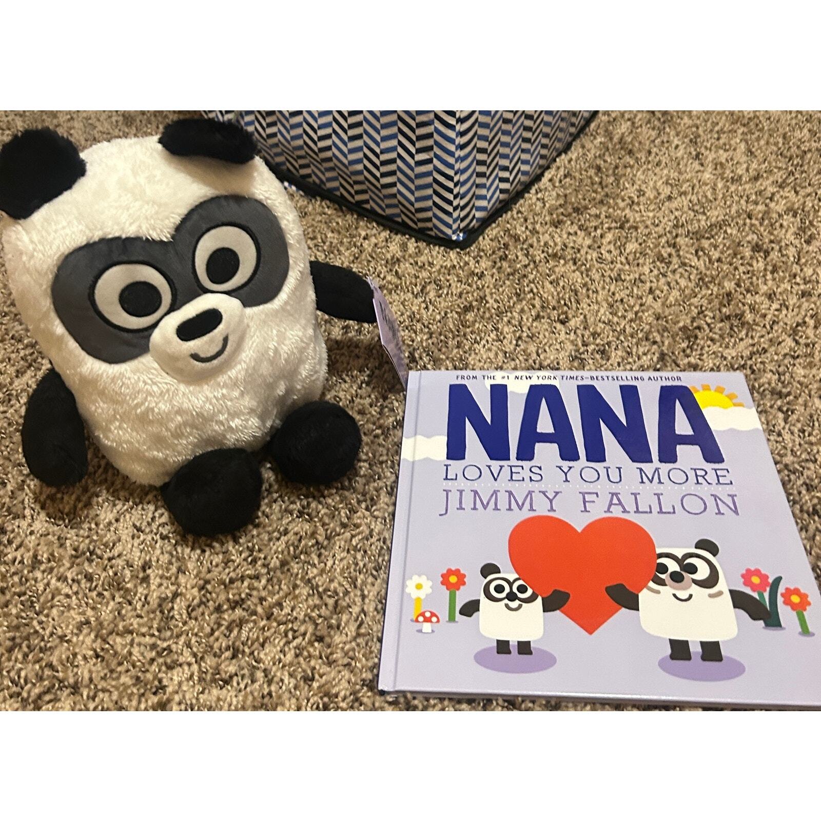 Jimmy Fallon Nana Loves You More Hardcover Book & Plush Character (NEW)