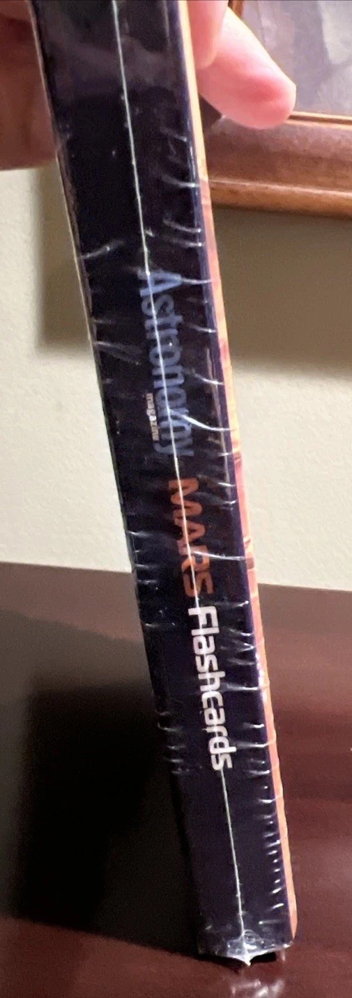 Astronomy Mars Flash Cards 4×6 Sturdy 36 Count New In Box Sealed Space Gift Stem