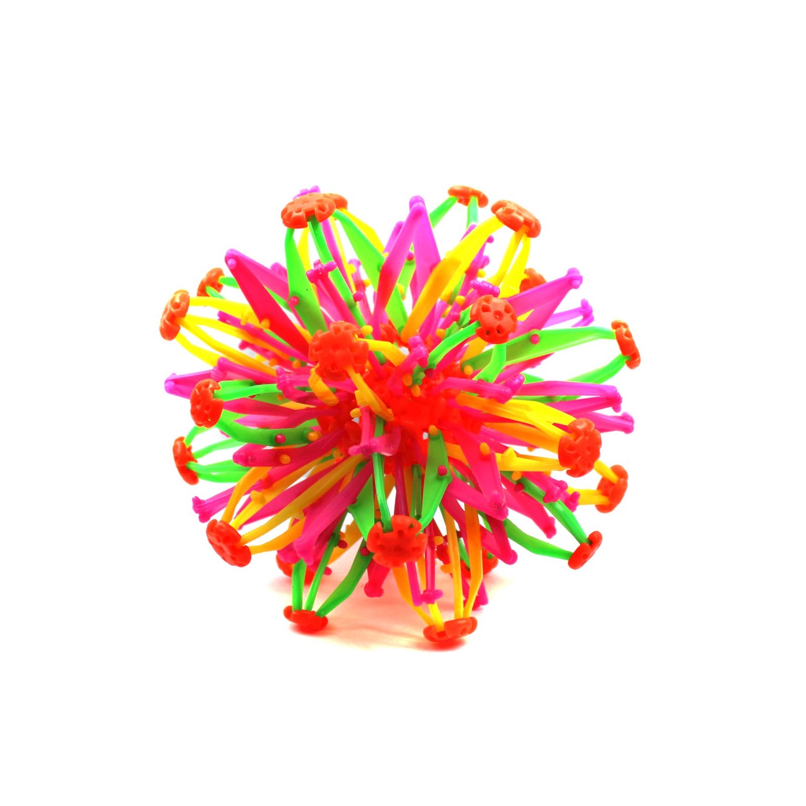 Expanding Multicolor Hoberman Sphere Ball Science STEM Toy 6.5” Expands To 10.5”