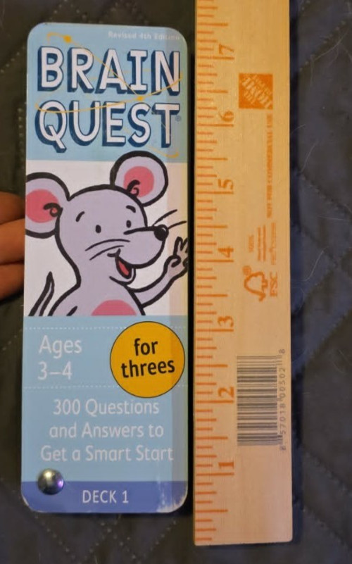Brain Quest Deck for Ages 3-4 Single Deck! See Photos