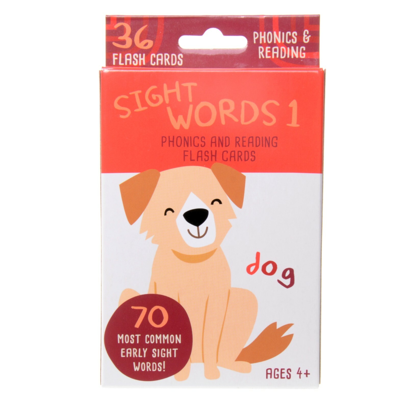 Phonics And Reading Flash Cards By Bendon (Sight Words 1) (Ages 4+)