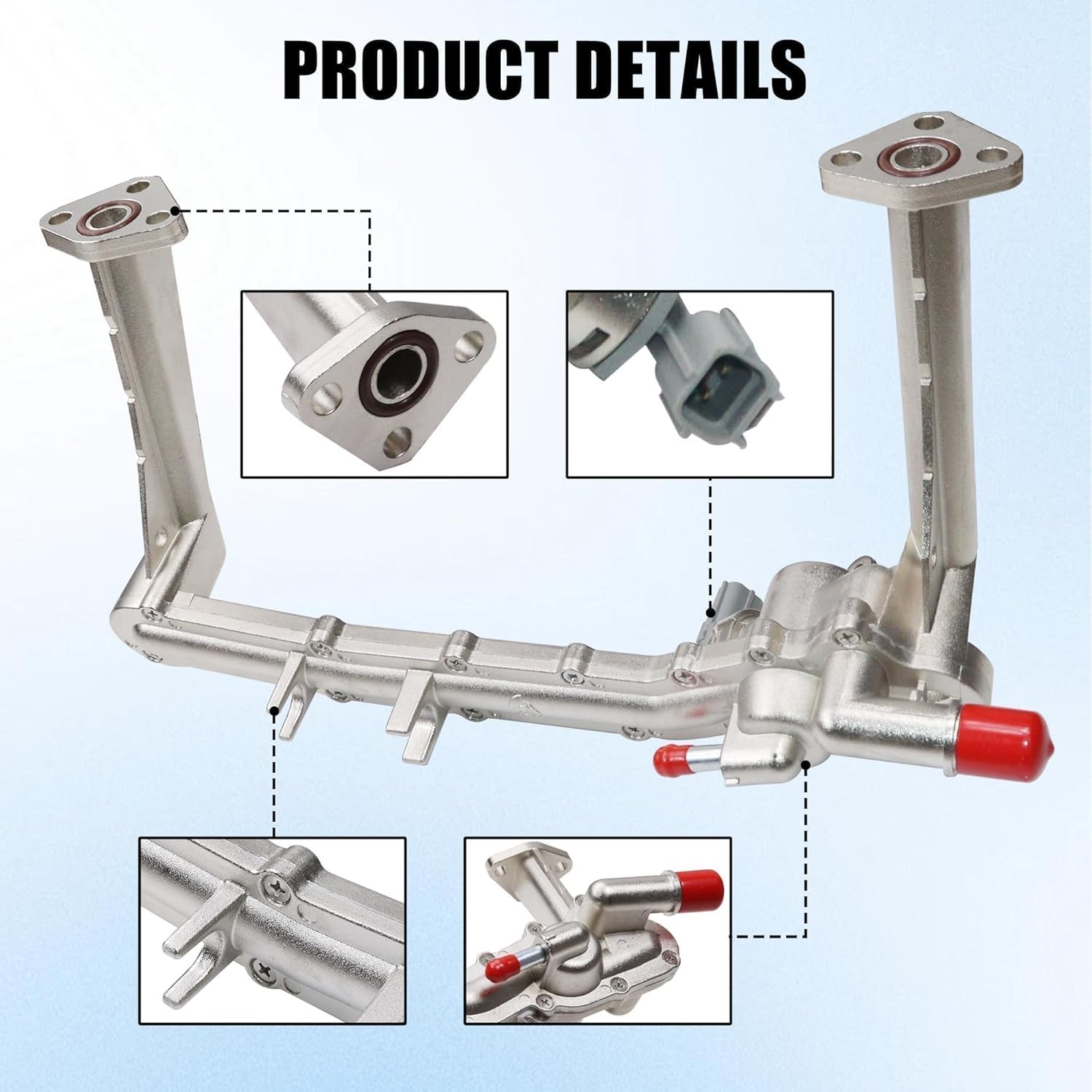LR075991 Upgrade Coolant water Pipe Cooling System Kit Compatible with Land