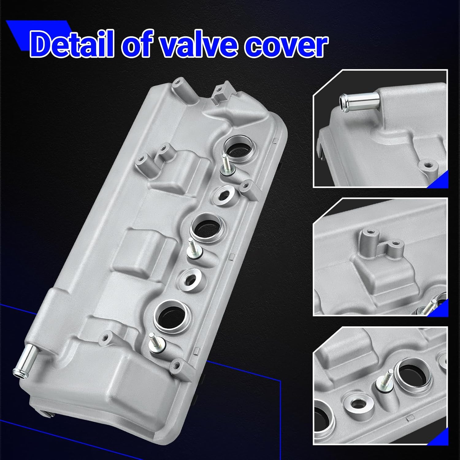 Aluminium Rear Engine Valve Cover for Honda & Acura 3.5L 3.7L Models