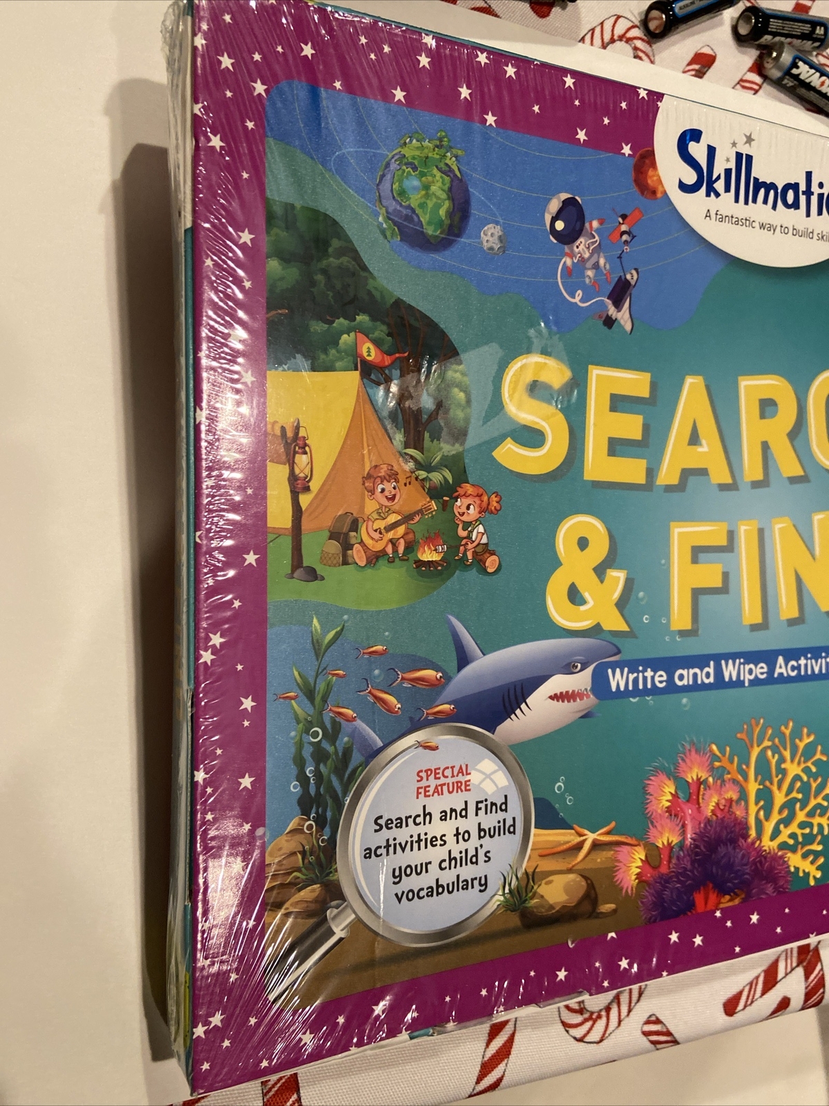 Skillmatics Search and Find Write And Wipe Activity Mats 12 Repeat Activities
