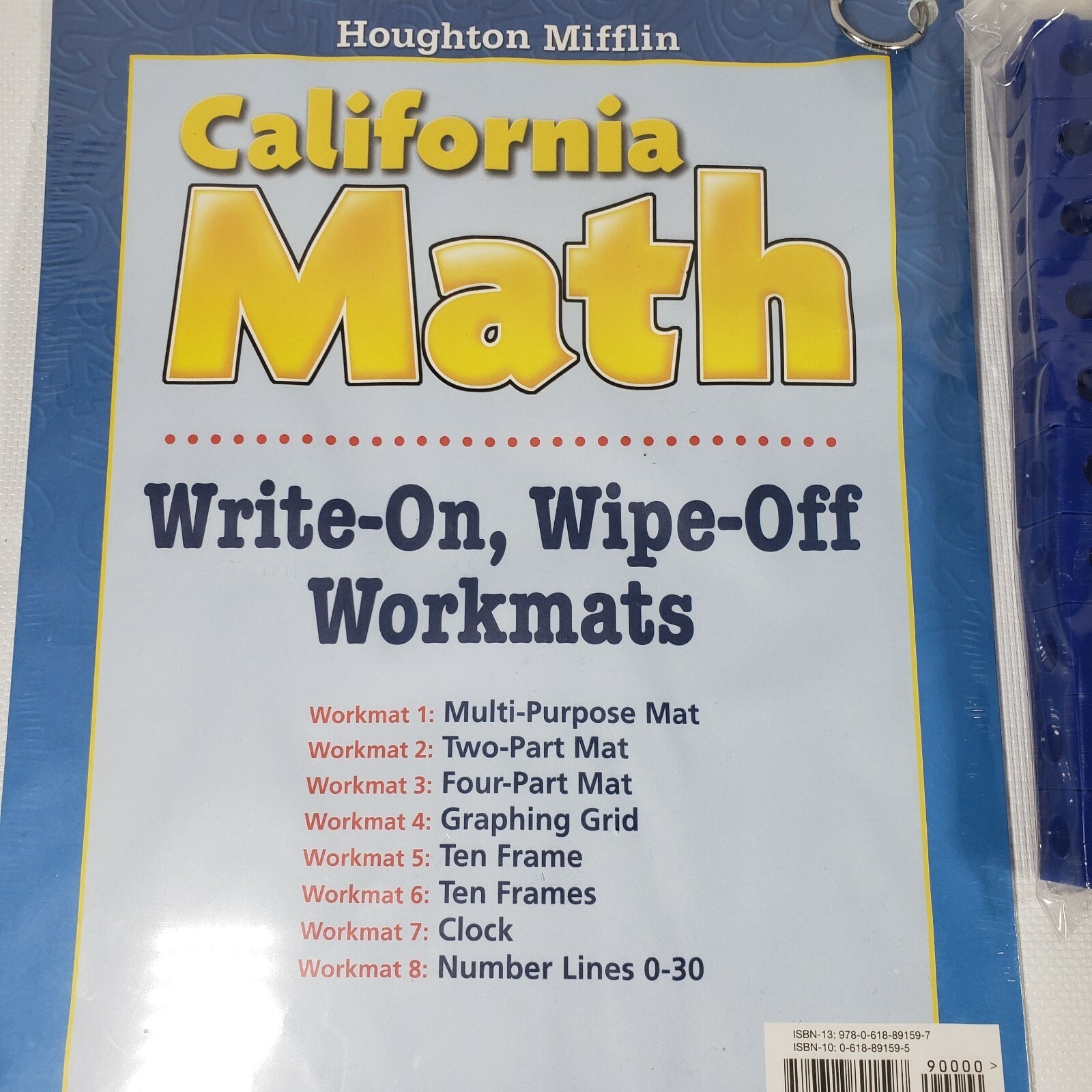 KINDERGARTEN STUDENT MATH MANIPULATIVE KIT AND WORKMATS EDUCATIONAL LEARNING AID