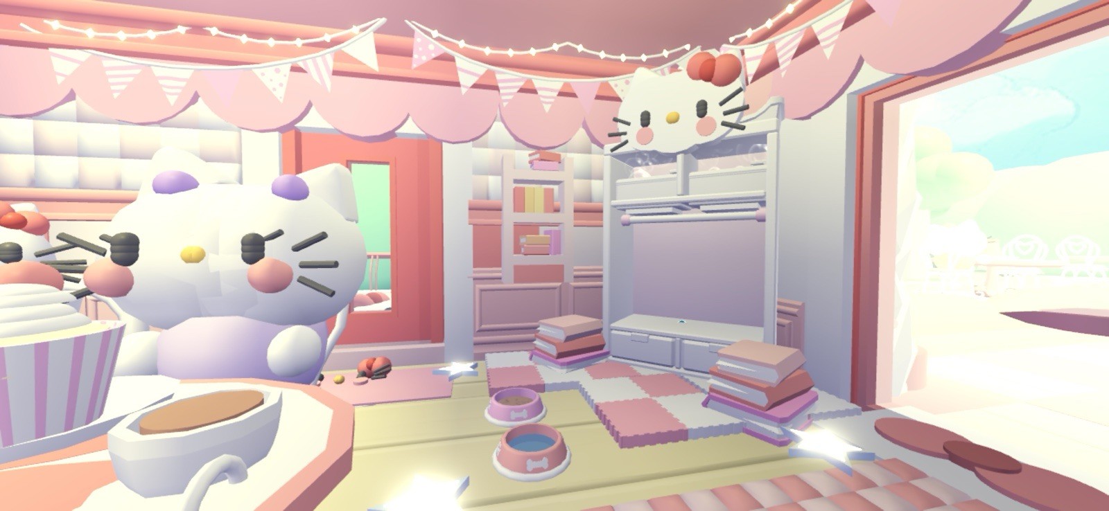 Hello Kitty Themed Cafe❤️Glitch Build House ❤️ Adopt Me Home