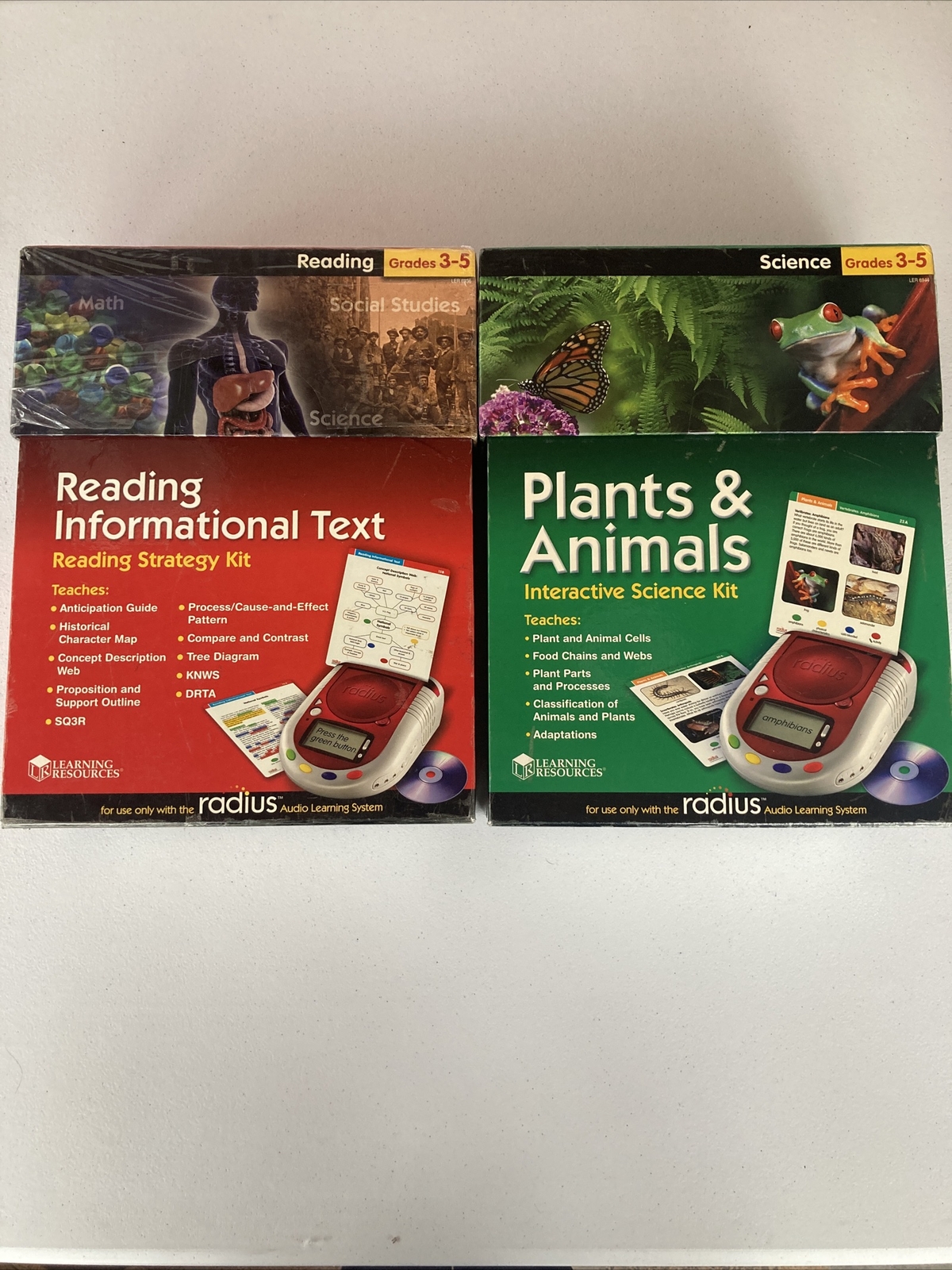 Radius Audio Learning System Science & Reading Grades 3-5 Bundle