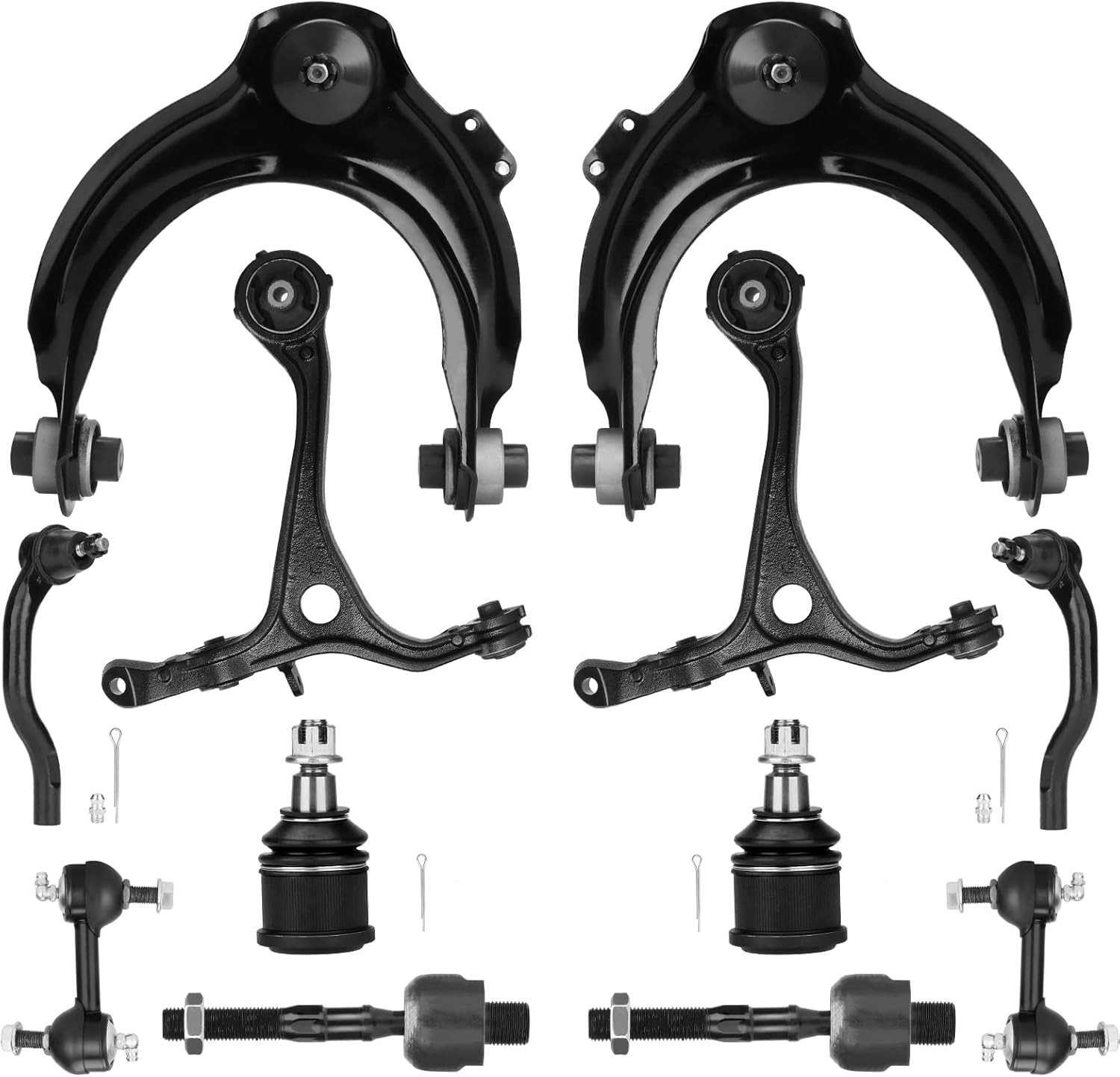 Front Suspension Kit Upper Lower Control Arms Ball Joints Fit for Honda Accord 2