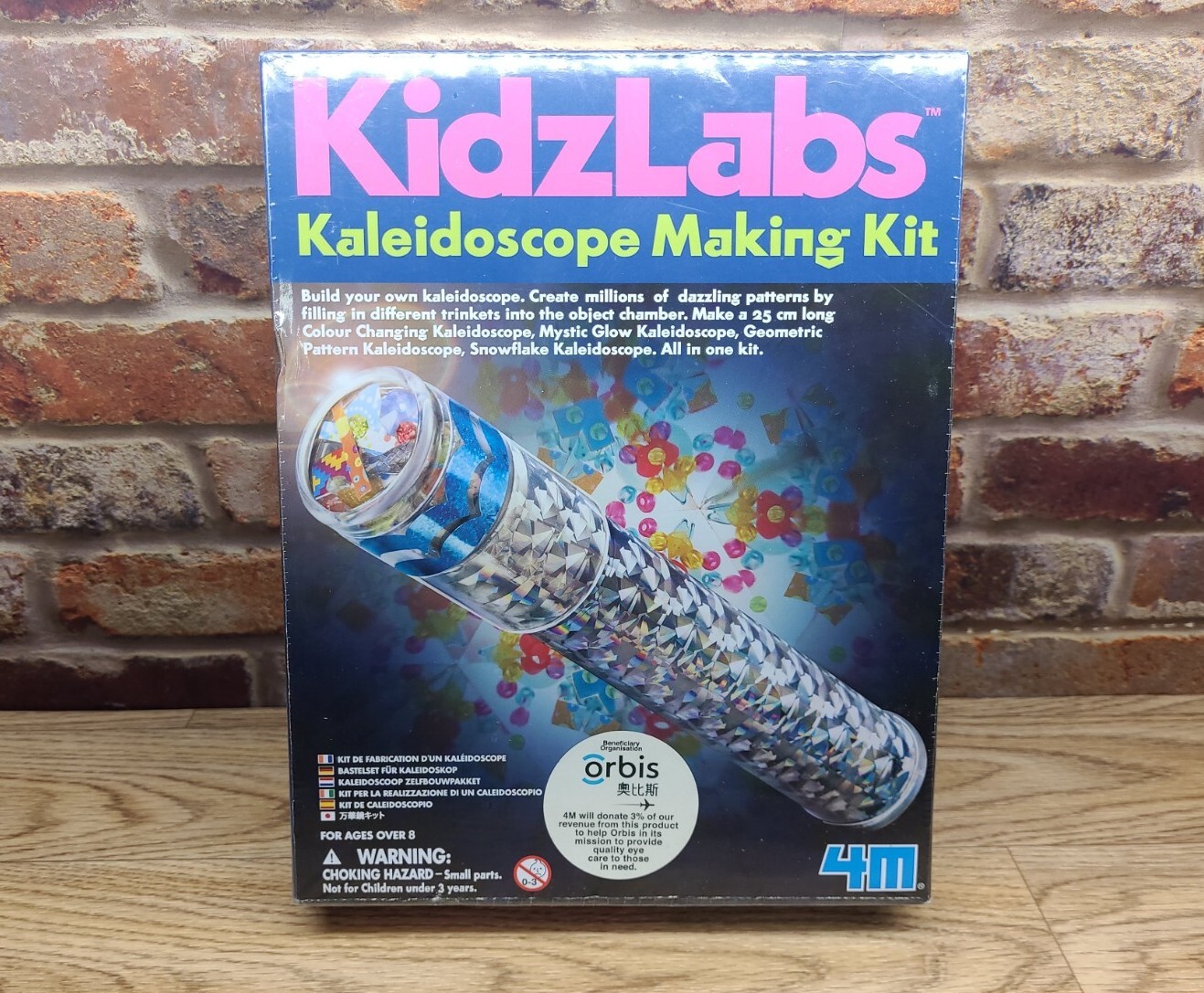 4M Kidzlabs Kaleidoscope Making Kit – Optical Light Physics Stem Toys Craft G…