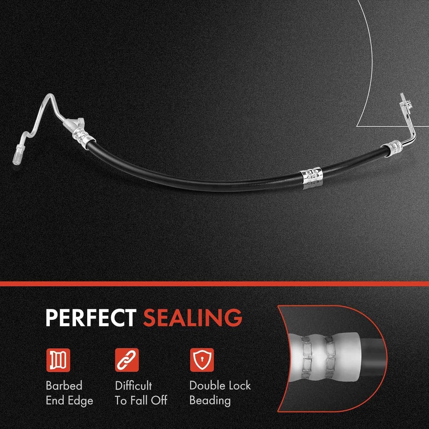 A-Premium Power Steering Reservoir/Suction Line Hose Assembly Compatible with Ni