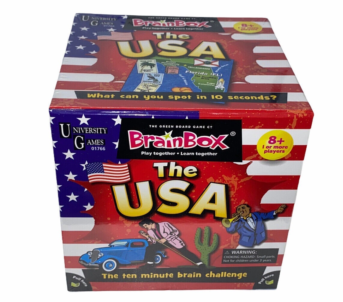 BRAIN BOX The USA The Ten Minute Brain Challenge