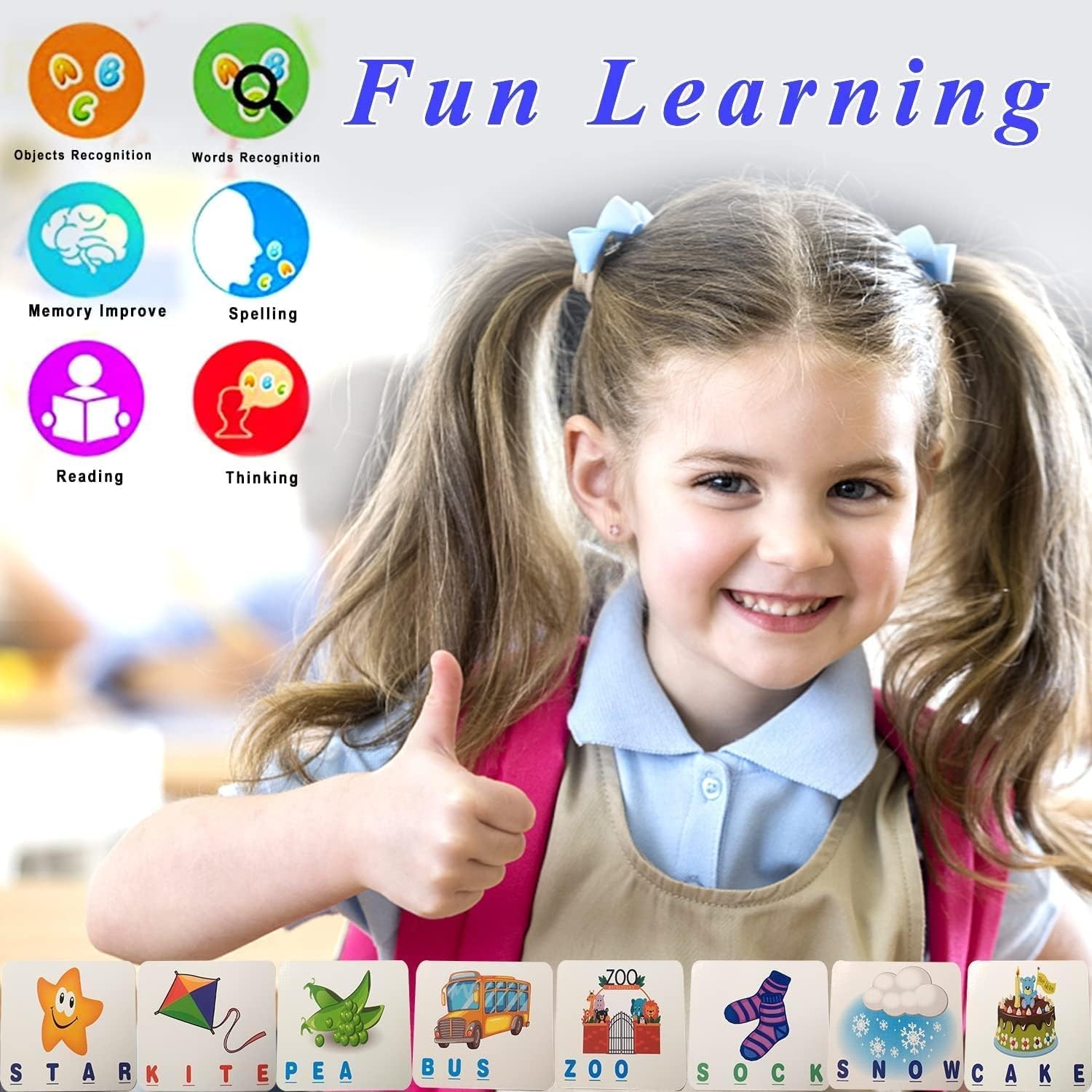 Matching Letter Spelling Games for Kids – Educational Learning Toys for 4 5 6…