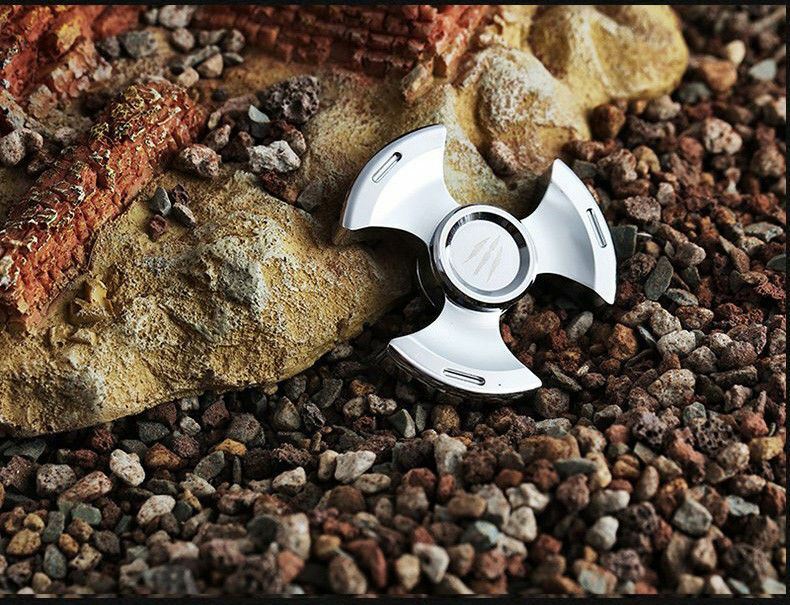 Pure Steel Fidget Hand Spinner Finger Gyro Toys EDC Focus Stress Reliever gift