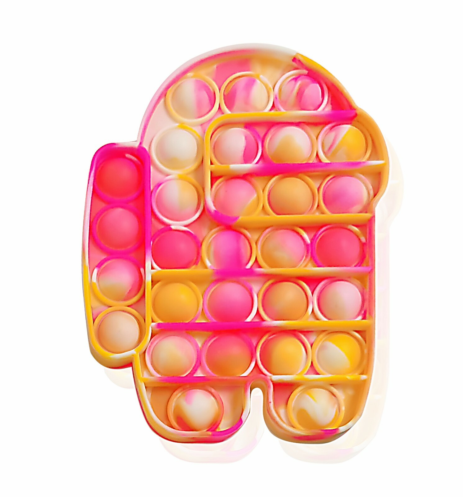 Among Push Pop Fidget Toy Bubble Sensory Stress Relief Kids Family Silicone Game