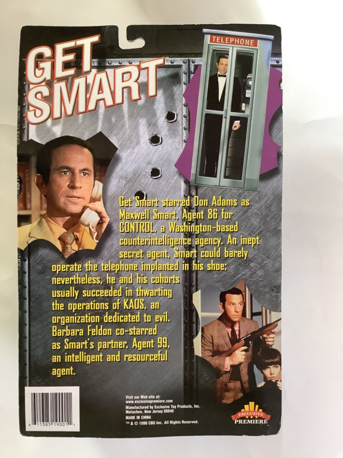 GET SMART AGENT 99 LIMITED EDITION 1998 ACTION FIGURE SEALED