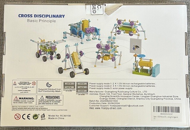 Scientific Innovation 430pc Building Set, Ages 6-13