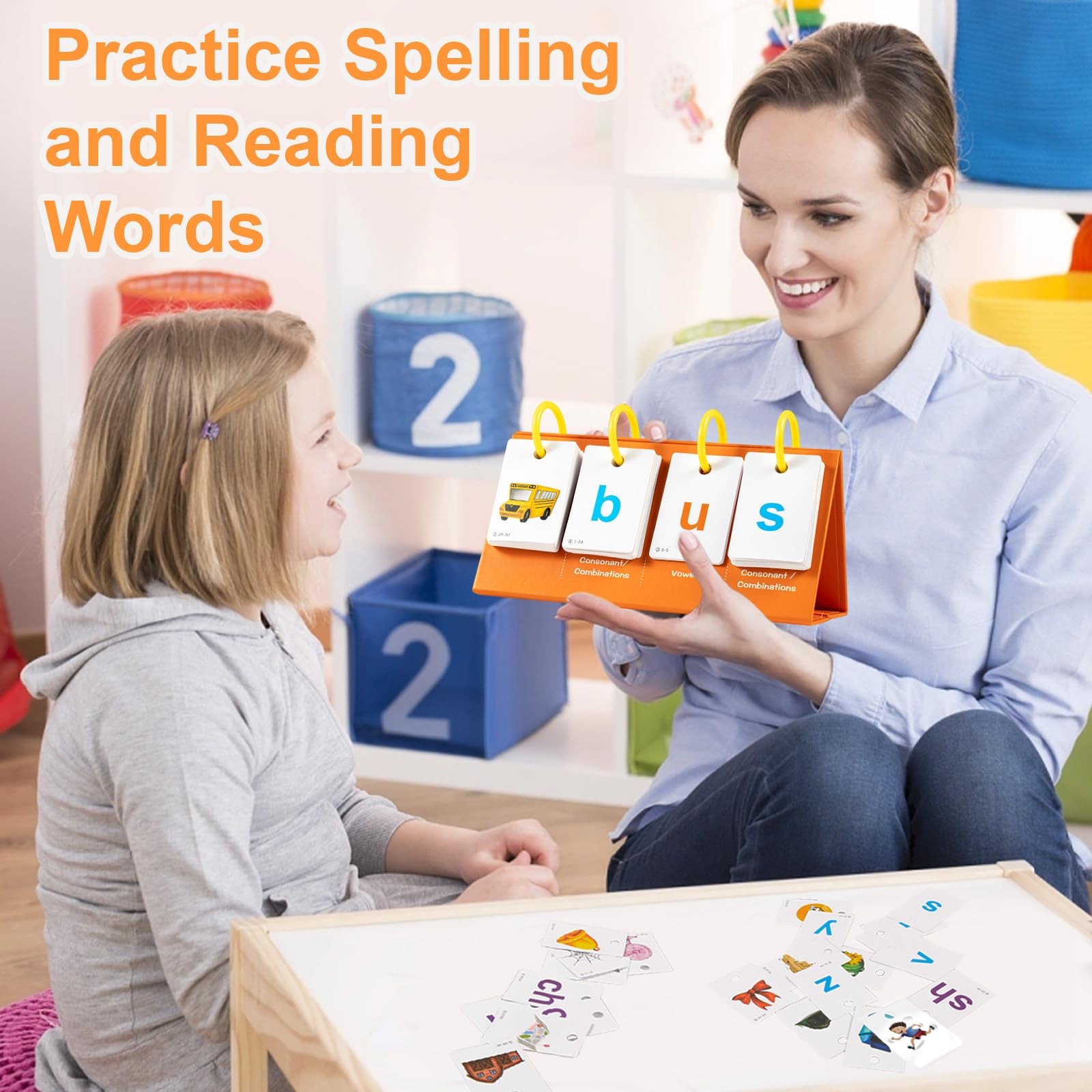 Phonics Flash Cards for Kids 3-8, Sight Words Flash Cards for Kindergarten 1s…