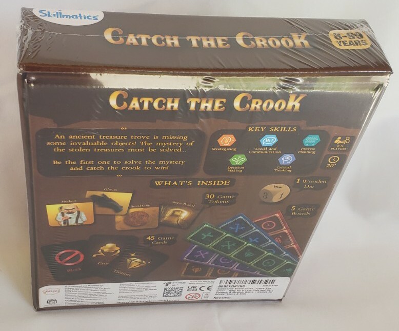 Skillmatics Board Game Catch The Crook Strategy Mystery Gift for 8 Yr Olds & Up