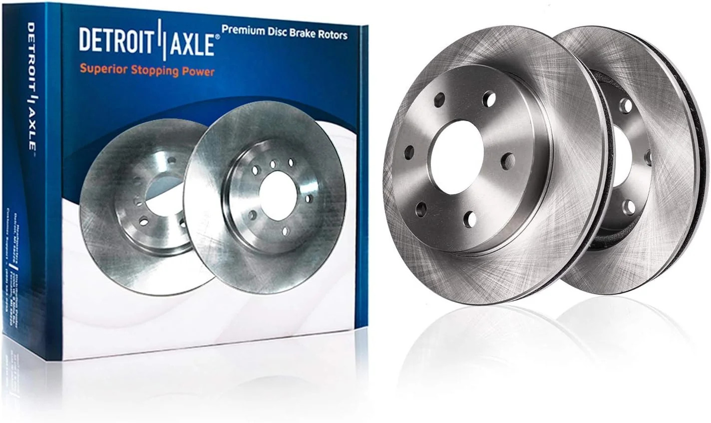 Detroit Axle – Front Brake Kit for Chevrolet GMC Silverado Suburban Sierra Savan